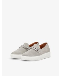 graue Slip-On Sneakers von Bianco