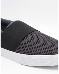 graue Slip-On Sneakers von Asos