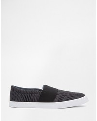 graue Slip-On Sneakers von Asos