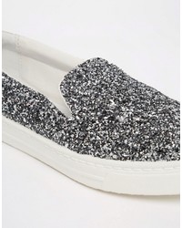 graue Slip-On Sneakers von Asos