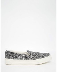 graue Slip-On Sneakers von Asos