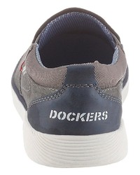 graue Slip-On Sneakers von Dockers by Gerli