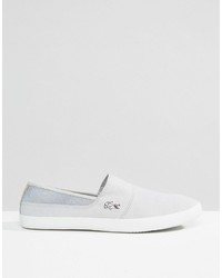 graue Slip-On Sneakers von Lacoste