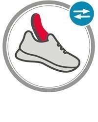 graue Slip-On Sneakers von Rieker Sport