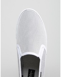 graue Slip-On Sneakers von Rock & Religion