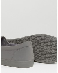 graue Slip-On Sneakers von Asos