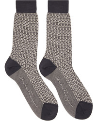 graue Socken von Ferragamo