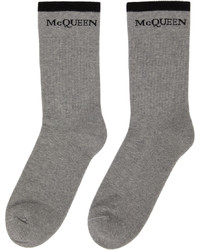 graue Socken von Alexander McQueen
