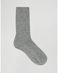 graue Socken von Johnstons of Elgin