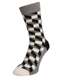 graue Socken von Happy Socks