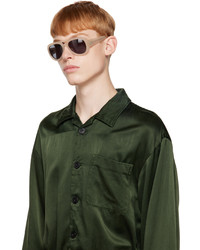 graue Sonnenbrille von Dries Van Noten