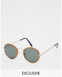 graue Sonnenbrille von Reclaimed Vintage