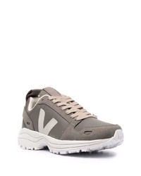 graue Sportschuhe von Rick Owens X Veja