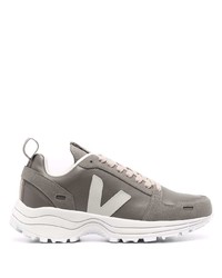 graue Sportschuhe von Rick Owens X Veja