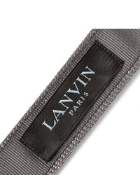 graue Strick Krawatte von Lanvin