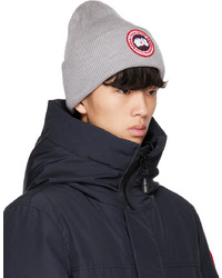 graue Strick Mütze von Canada Goose