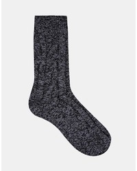 graue Strick Socken von Asos