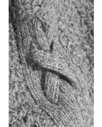 graue Strick Strickjacke mit einer offenen Front von Madewell