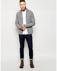 graue Strick Strickjacke von Asos