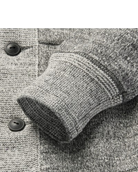 graue Strickjacke mit einem Schalkragen von Polo Ralph Lauren
