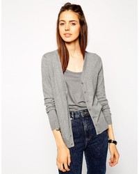 graue Strickjacke von Asos