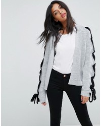 graue Strickjacke von Asos