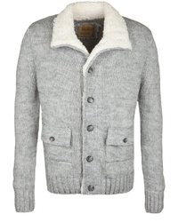 graue Strickjacke von Better Rich