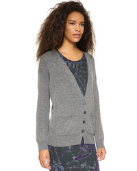 graue Strickjacke von Raquel Allegra