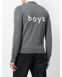 graue Strickjacke von Comme Des Garçons Shirt Boys