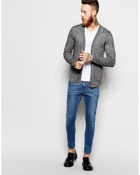 graue Strickjacke von Asos