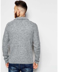 graue Strickjacke von Asos