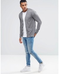 graue Strickjacke von Asos