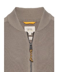 graue Strickjacke von camel active