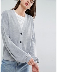 graue Strickjacke von Asos