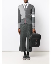 graue Strickjacke von Thom Browne