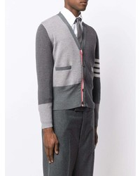 graue Strickjacke von Thom Browne