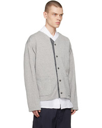 graue Strickjacke von Engineered Garments