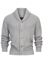 graue Strickjacke von INDICODE