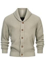 graue Strickjacke von INDICODE