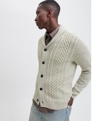 graue Strickjacke von Jack & Jones