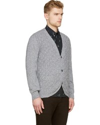 graue Strickjacke von Paul Smith