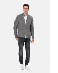 graue Strickjacke von Key Largo