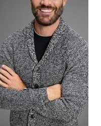 graue Strickjacke von mans world