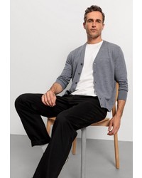 graue Strickjacke von Olymp