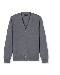 graue Strickjacke von Olymp