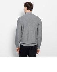 graue Strickjacke von Olymp