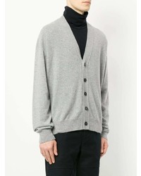 graue Strickjacke von Jil Sander