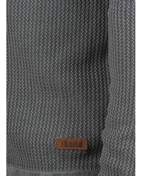 graue Strickjacke von Solid