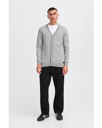 graue Strickjacke von Solid