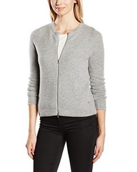 graue Strickjacke von Stefanel